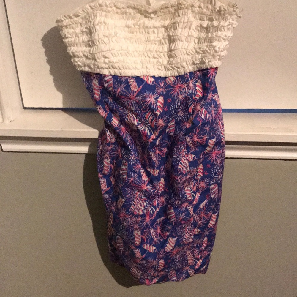 Lilly Pulitzer Franco Dress in Fireworks sz 2 EUC